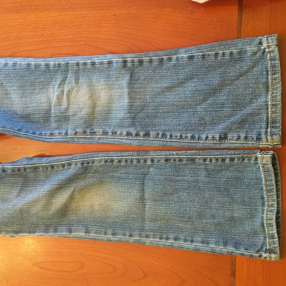 Old Navy bootcut girls size 6 slim blue jeans with adjustable waist. - Picture 2 of 4